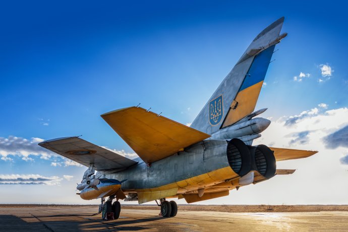 Ukrajinský bombardér Su-24. Foto – ukrajinské letectvo