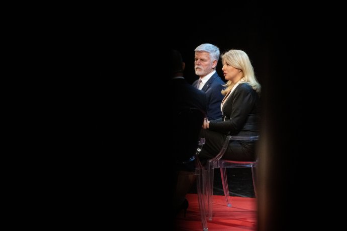 Prezidentská Debata N s Petrem Pavlem a Zuzanou Čaputovou. Foto: Vladimír Šimíček, Denník N