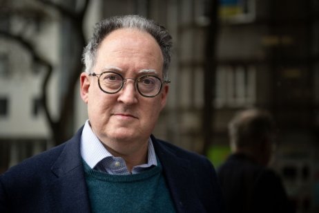 Gideon Rachman je hlavním zahraničním politickým komentátorem Financial Times od roku 2006. Foto: Vladimír Šimíček, Denník N