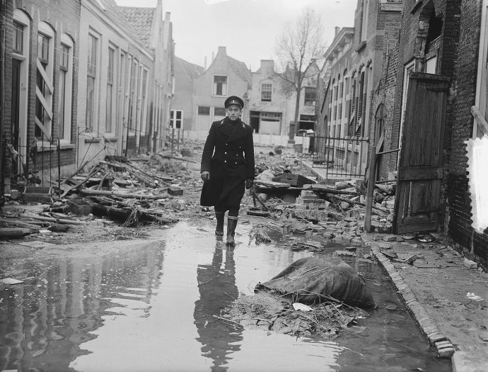 Historie Nizozemska je historií zápolení s vodním živlem. Foto: Dutch National Archives