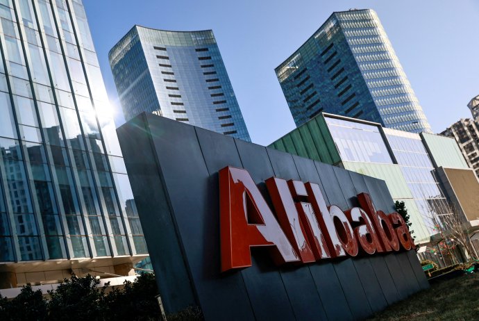Kanceláře čínské společnosti Alibaba v Pekingu. Foto: Thomas Peter, Reuters