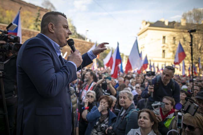 Proruská politická a aktivistická scéna začala ve větší míře využívat web, který je nástupcem zakázaného oficiálně vládního ruského Sputniku. Web striktně tají, kdo za ním stojí. Ilustrační foto: Gabriel Kuchta, Deník N