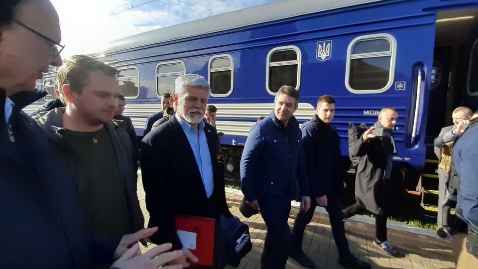 Prezident Petr Pavel v Kyjevě. Foto: Petra Procházková, Deník N