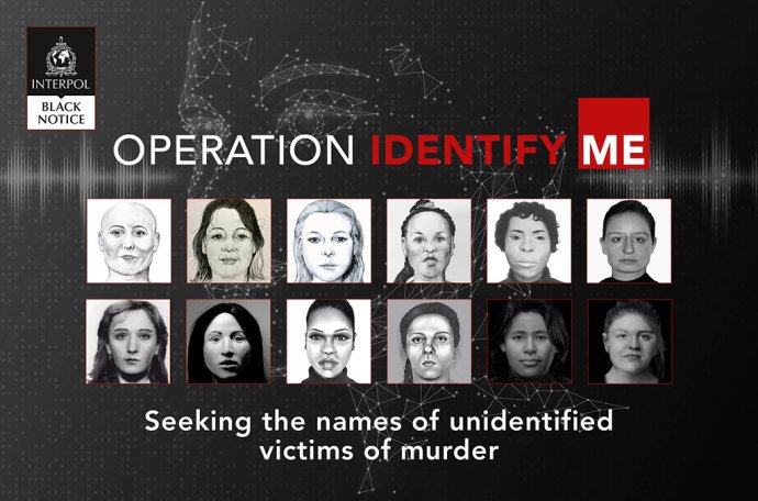 Interpol oznámil operaci Identify Me (Identifikuj mě) 10. května 2023. Foto: Interpol