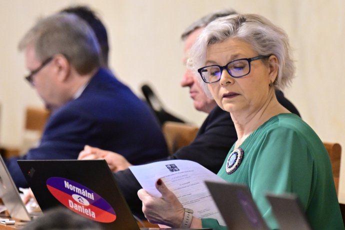 Senátorka Daniela Kovářová na snímku z 8. března 2023. Foto: Roman Vondrouš, ČTK