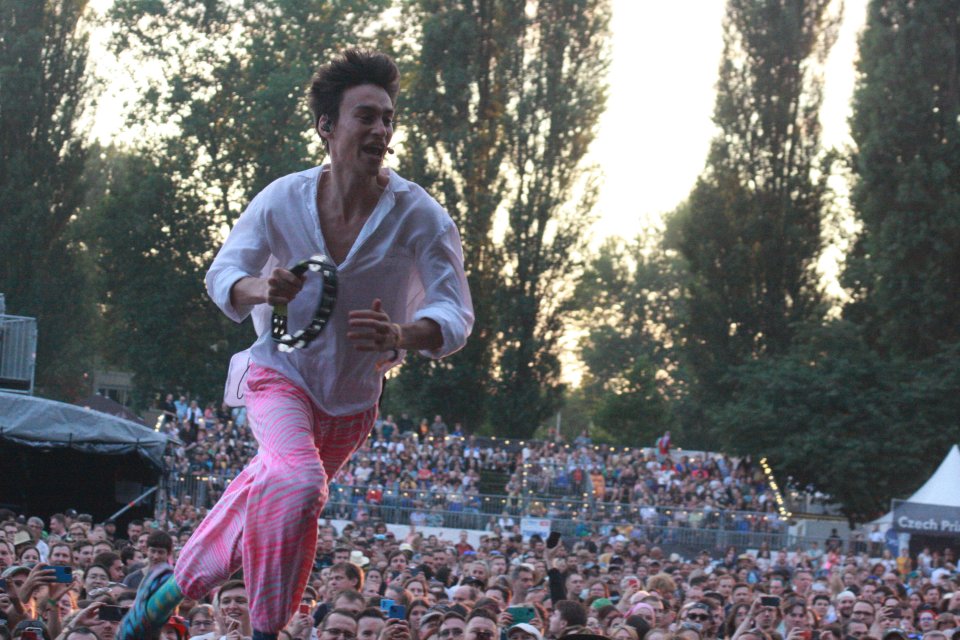 Jacob Collier na Colours of Ostrava. Foto: Tomáš S. Polívka