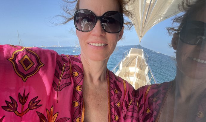Andrea Běhounková si během své éry ve Vogue selfie vyfotit nemohla. Teď už může. Foto: Andrea Běhounková