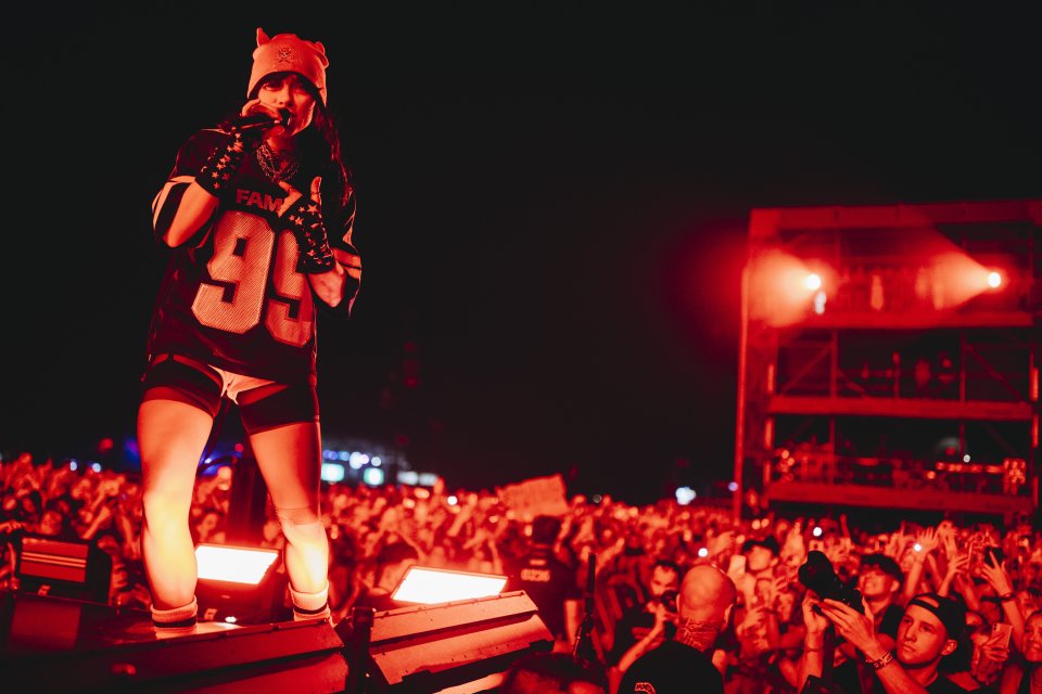 Billie Eilish na Szigetu. Foto: Zseni Boglarka