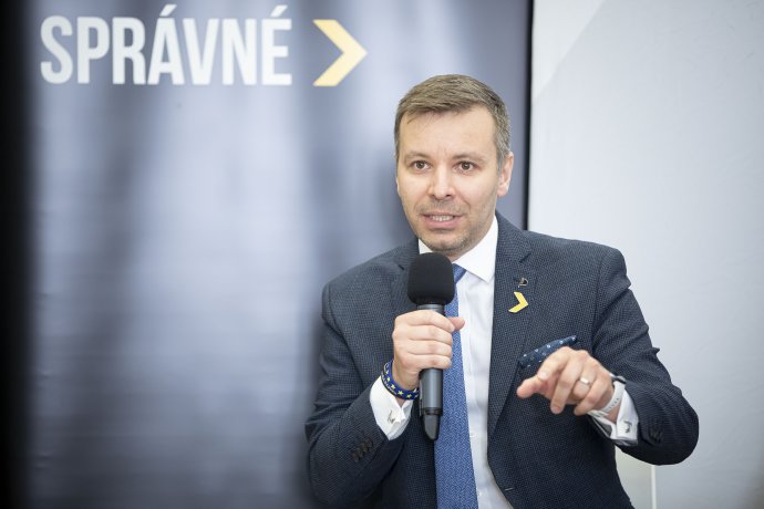 Europoslanec Marcel Kolaja. Foto: Gabriel Kuchta, Deník N