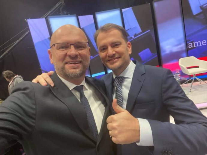 Předseda SaS Richard Sulík a lídr OLaNO Igor Matovič. Foto: Facebook Richarda Sulíka