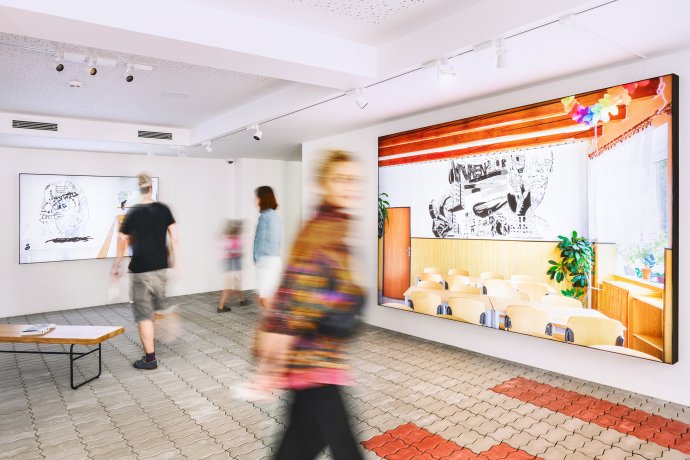 Výstava Nic není problém v humpolecké galerii 8smička. Foto: Nadační fond 8smička, foto: Eva Bystrianská