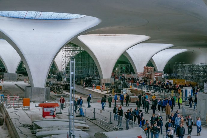 Letošní prohlídka přestavby stuttgartského nádraží. Foto: Thomas Niedermüller, ITS Projekt