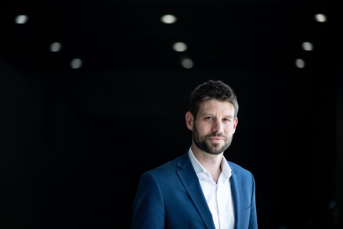 Lídr Progresivního Slovenska Michal Šimečka. Foto: Vladimír Šimíček, Denník N