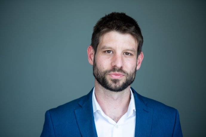 Michal Šimečka, místopředseda Evropského parlamentu, předseda strany Progresivní Slovensko. Foto: Vladimír Šimíček, Denník N
