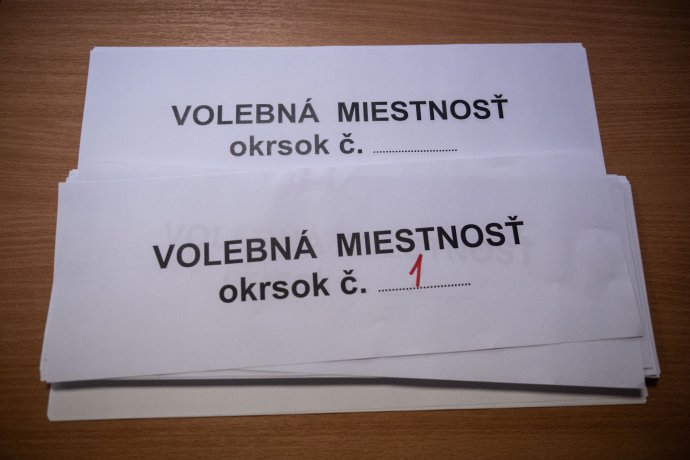 Slovenské volby. Foto: Vladimír Šimíček, Denník N