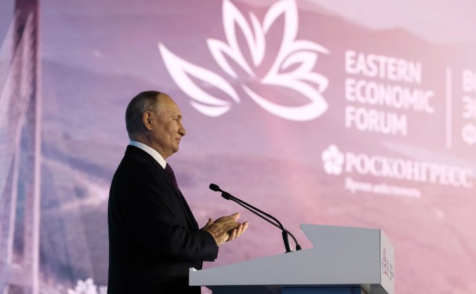 Vladimir Putin na Východním ekonomickém fóru. Foto: Kreml, kremlin.ru