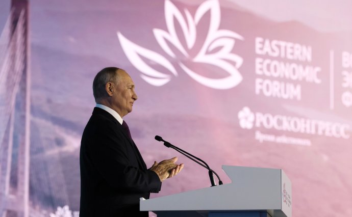 Vladimir Putin na Východním ekonomickém fóru. Foto: Kreml, kremlin.ru