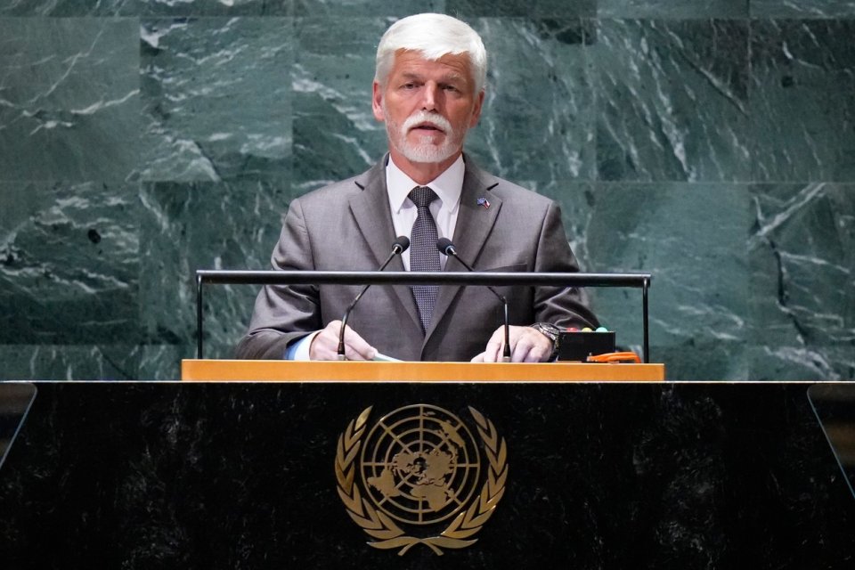 Petr Pavel na 78. Valném shromáždění OSN v New Yorku. Foto: ČTK