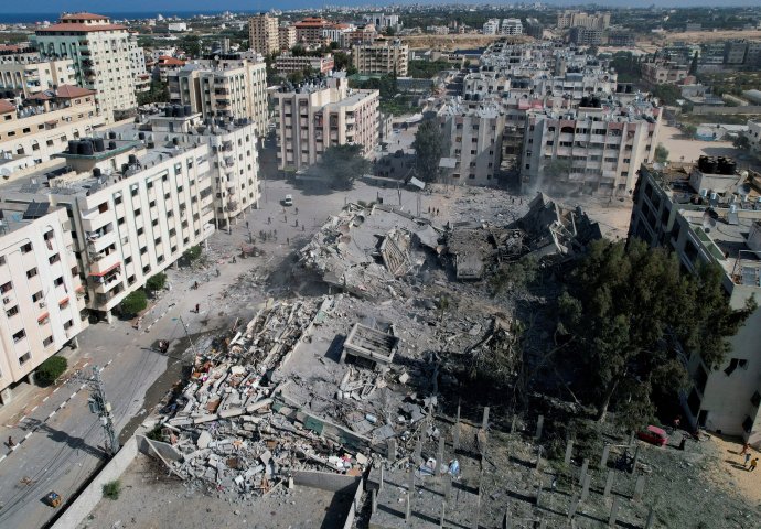 Zahra v Gaze: domy zničené izraelskou armádou při útoku na Hamás. Foto: Šádí Tabatibí, Reuters