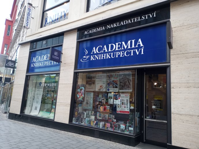 Brněnská pobočka knihkupectví Academia zřejmě v příštím roce skončí. Foto: Tobiáš Pospíchal, Deník N