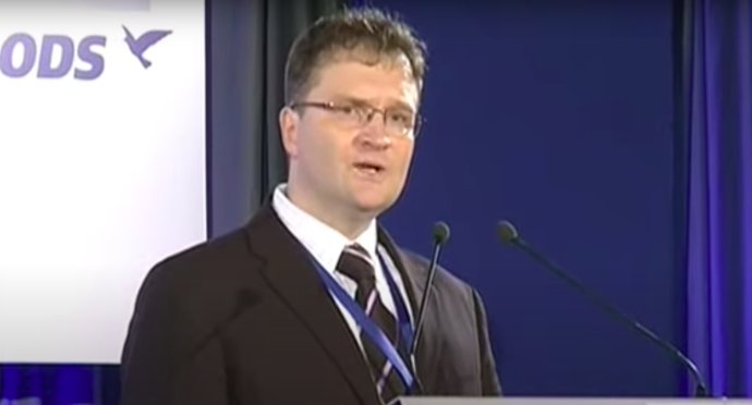 Robert Knobloch na Ideové konferenci ODS v roce 2012. Zdroj: Youtube
