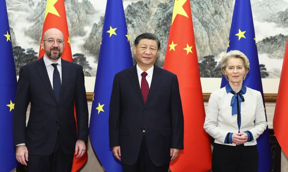 Dnešní summit lídrů EU a Číny v Pekingu má velké třecí plochy. Foto: Chuang Ťing-wen, Sin-chua via AP, ČTK