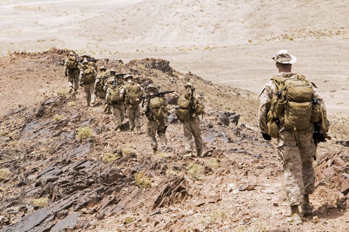 Ilustrační snímek: Americká námořní pěchota při cvičení v Jordánsku. Foto: americké ministerstvo obrany