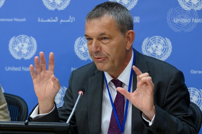Generální komisař Agentury OSN pro pomoc a práci palestinských uprchlíků na Blízkém východě UNRWA Philippe Lazzarini. Foto: Loey Felipe, OSN