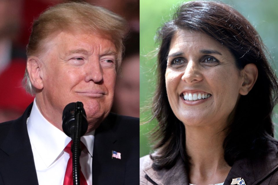 Nikki Haley odebírá Trumpovi hlasy i dva měsíce poté, co odstoupila z voleb. V Indianě opět ukázala na přetrvávající opozici vůči Trumpovi, který má už nominaci na prezidenta jistou. Koláž: Gage Skidmore, Wikimedia Commons, Mary Austin, Postandcourier.com, Flickr, CC BY-NC-SA 2.0