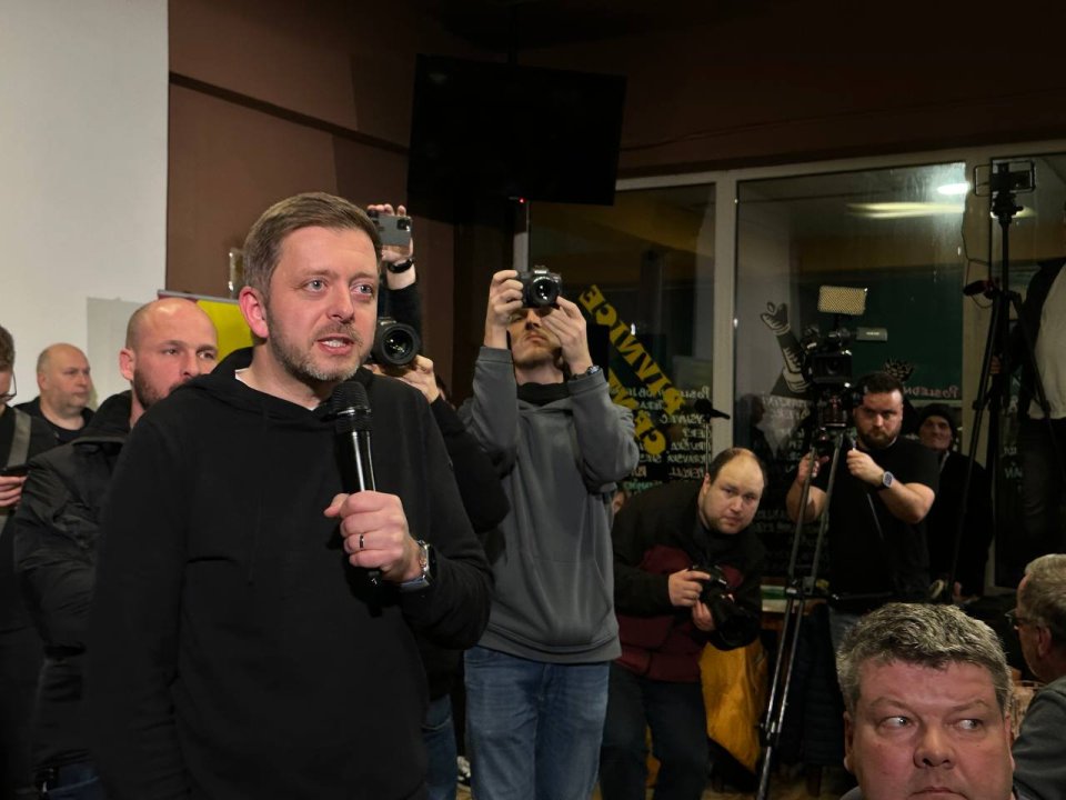 Ministr vnitra Vít Rakušan na besedě s občany v Karviné. Foto: Marie Dámková, Deník N