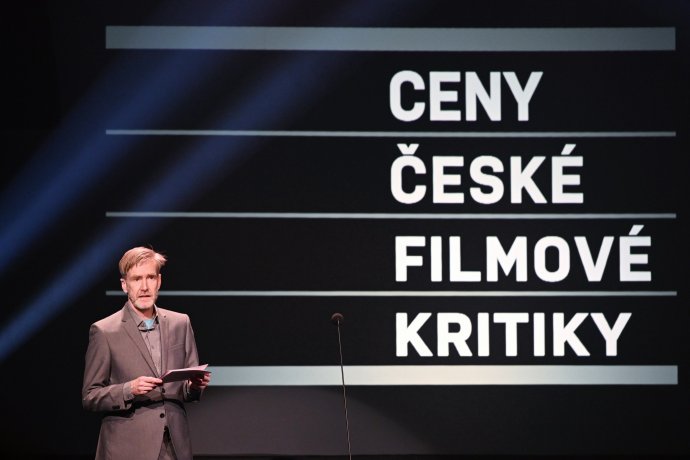 Petr Marek na Cenách české filmové kritiky. Foto: Ceny kritiky