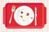 Do konce června by měl být hotový návrh změny školních jídelníčků. Foto: grafika Deníku N
