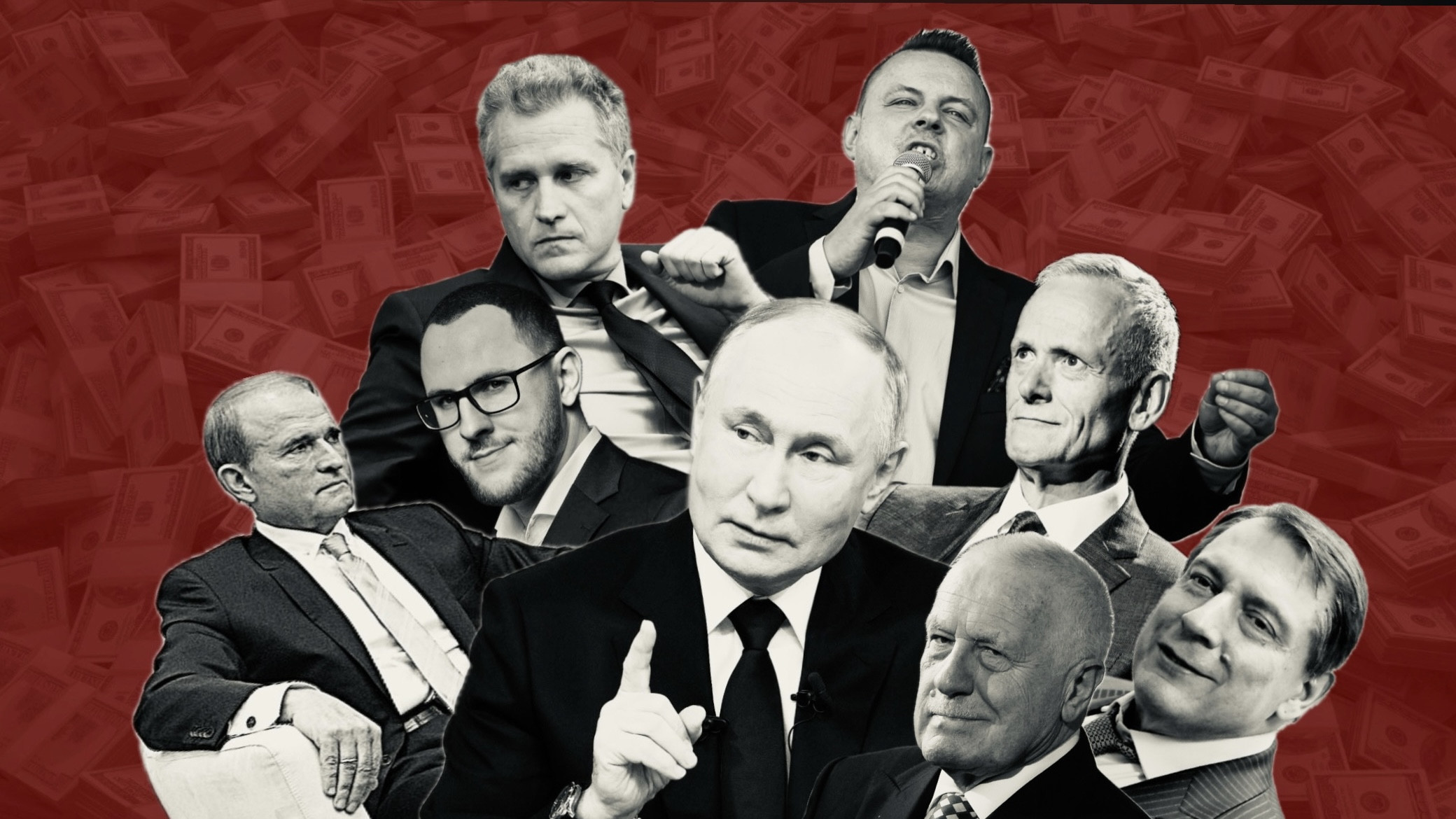 Na koho ukázala odhalená ruská síť v Praze? (koláž: Studio N)