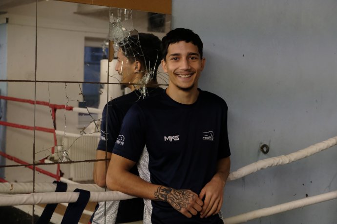Šestnáctiletý boxer Ondřej Tomáš reprezentoval Česko na mistrovství světa. Foto: Marie Dámková, Deník N