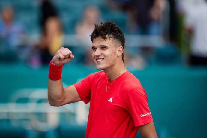 Tenista Jakub Menšík, senzační vítěz turnaje v Miami a nová česká mužská tenisová dvojka. Foto: Miami Open presented by Itaú