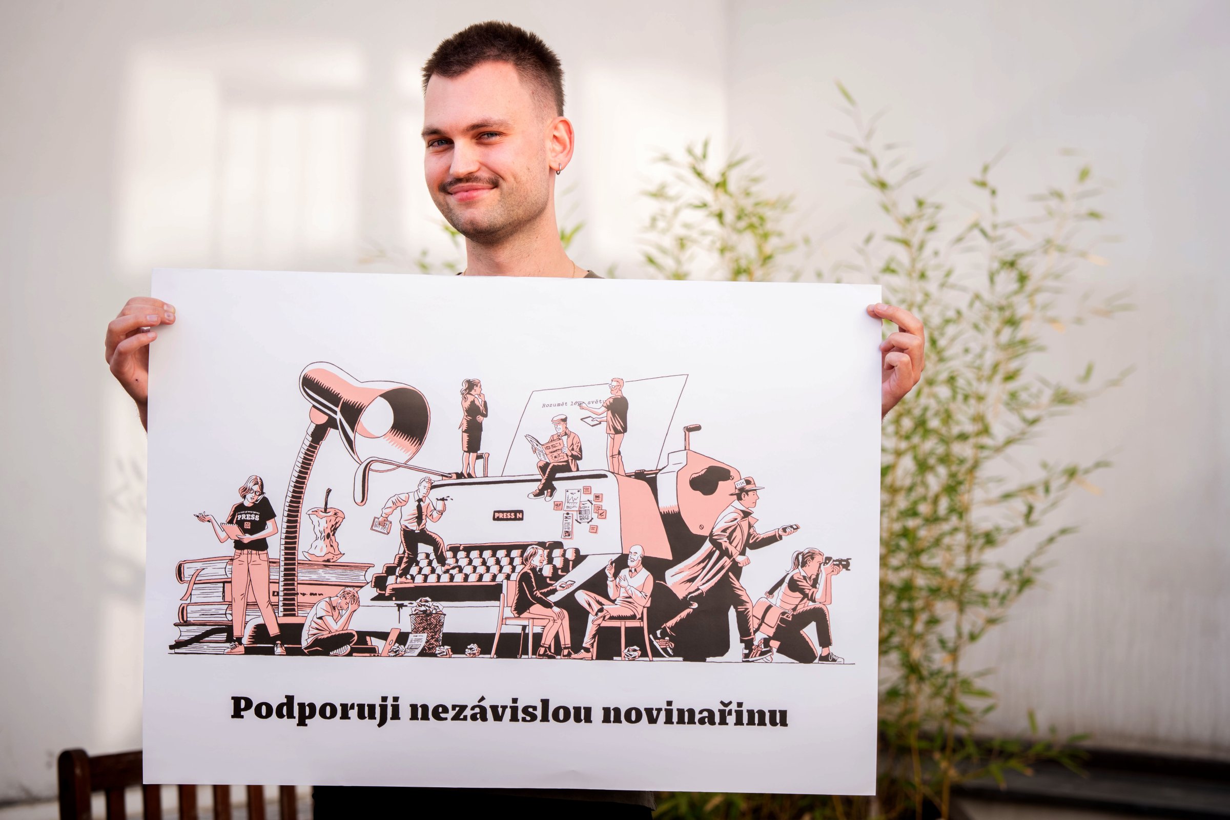 Plakát Pocta novinařině