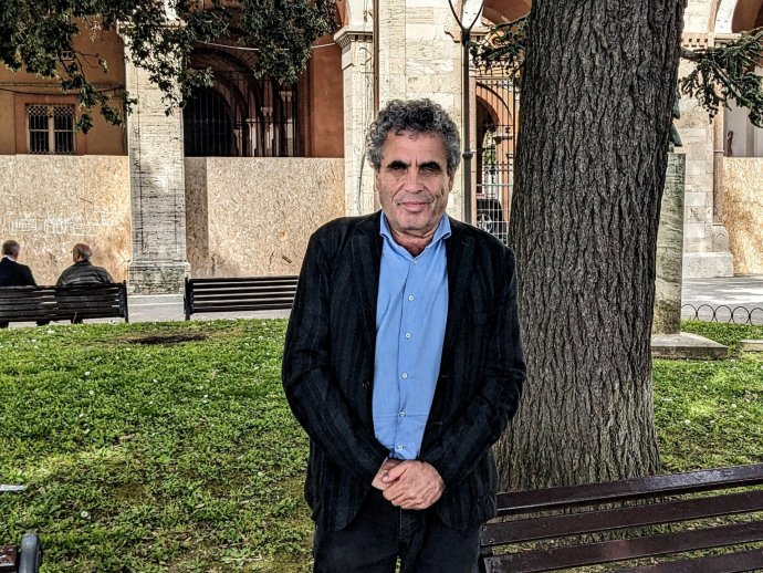 Izraelský novinář Meron Rapoport. Foto: Kristina Böhmer, Denník N