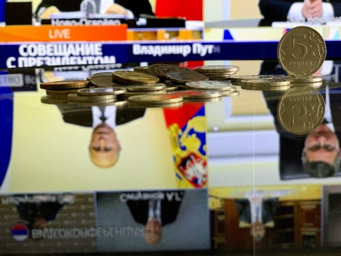 Ruská ekonomika je na tom hůř, než se snaží prezentovat navenek. Ilustrační foto: AA/ABACA / Abaca Press / Profimedia