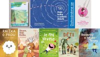 Osm nových knih pro děti. Koláž: Hana Petržílková, Deník N