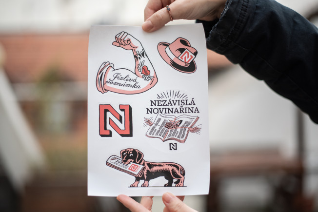 Samolepky Nezávislá novinařina