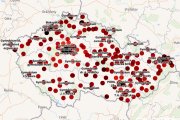 Mapa: Kolik bude mít vaše dítě konkurentů u přijímaček na osmileté gymnázium a kolik je volných míst
