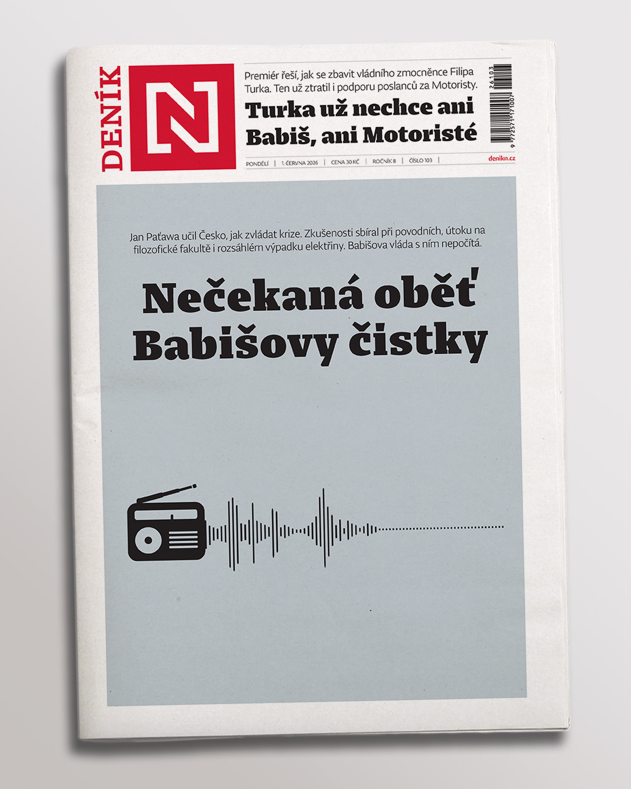V zítřejším tištěném vydání Deníku N si můžete přečíst: Učil Česko, jak...