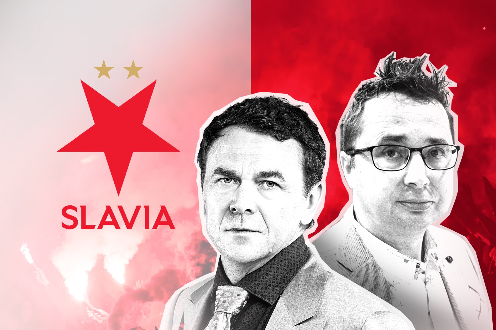 Zápas Slavie bez diváků sledoval ve VIP sektoru i radní ČT Matocha. „Zcela legálně,“ říká Tykačův přítel
