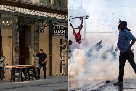G7 s Trumpem se sejde ve Francii. Ještě před politiky řádili násilní protestující v sousední Ženevě