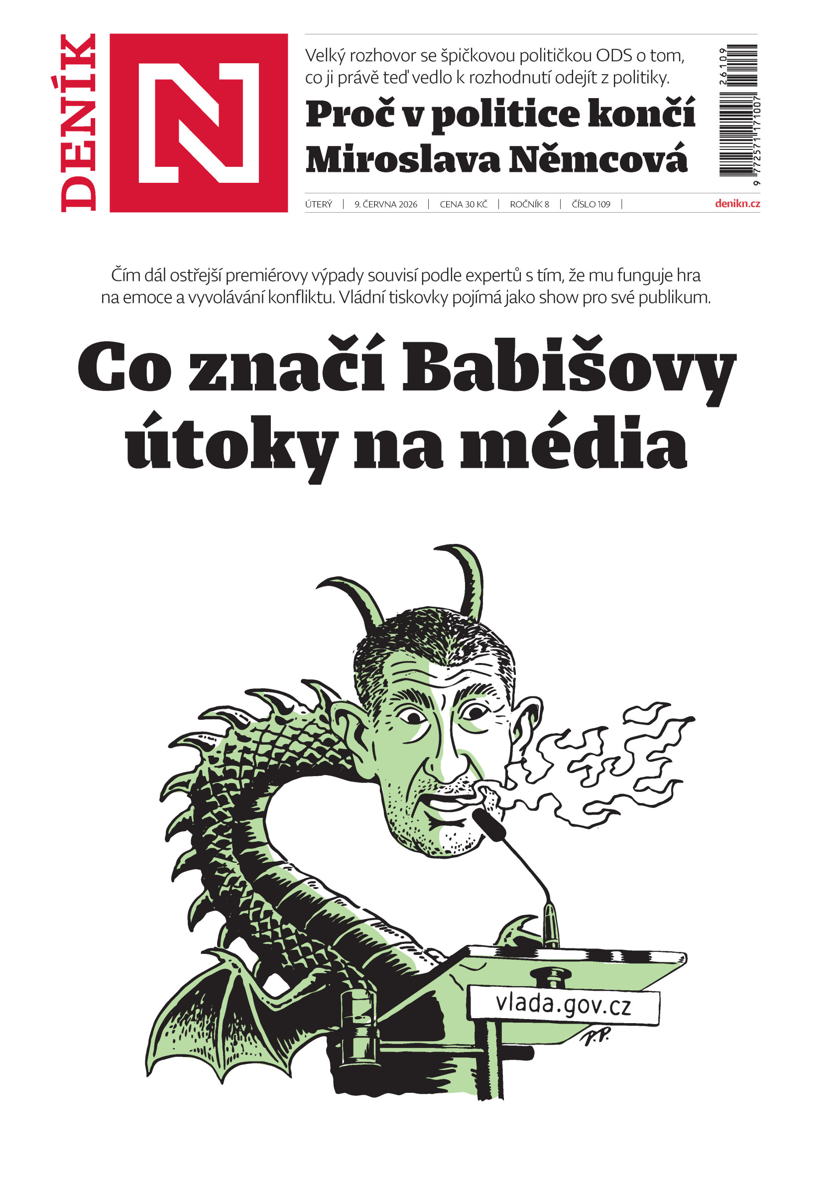Co se dočtete v zítřejším tištěném vydání Deníku N