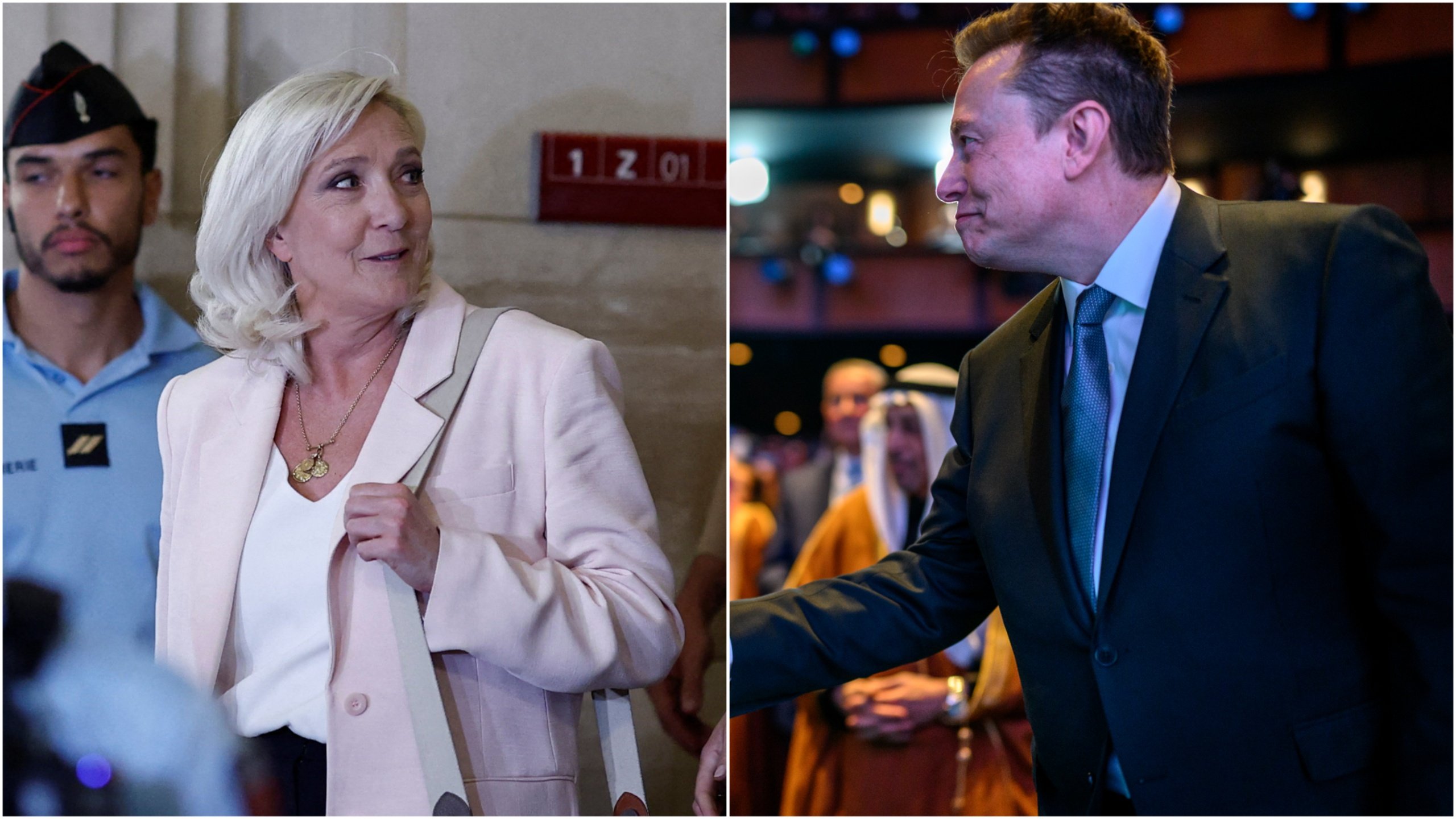 Le Pen je poslední nadějí Francie, řekl Musk. Politička se obává polibku smrti