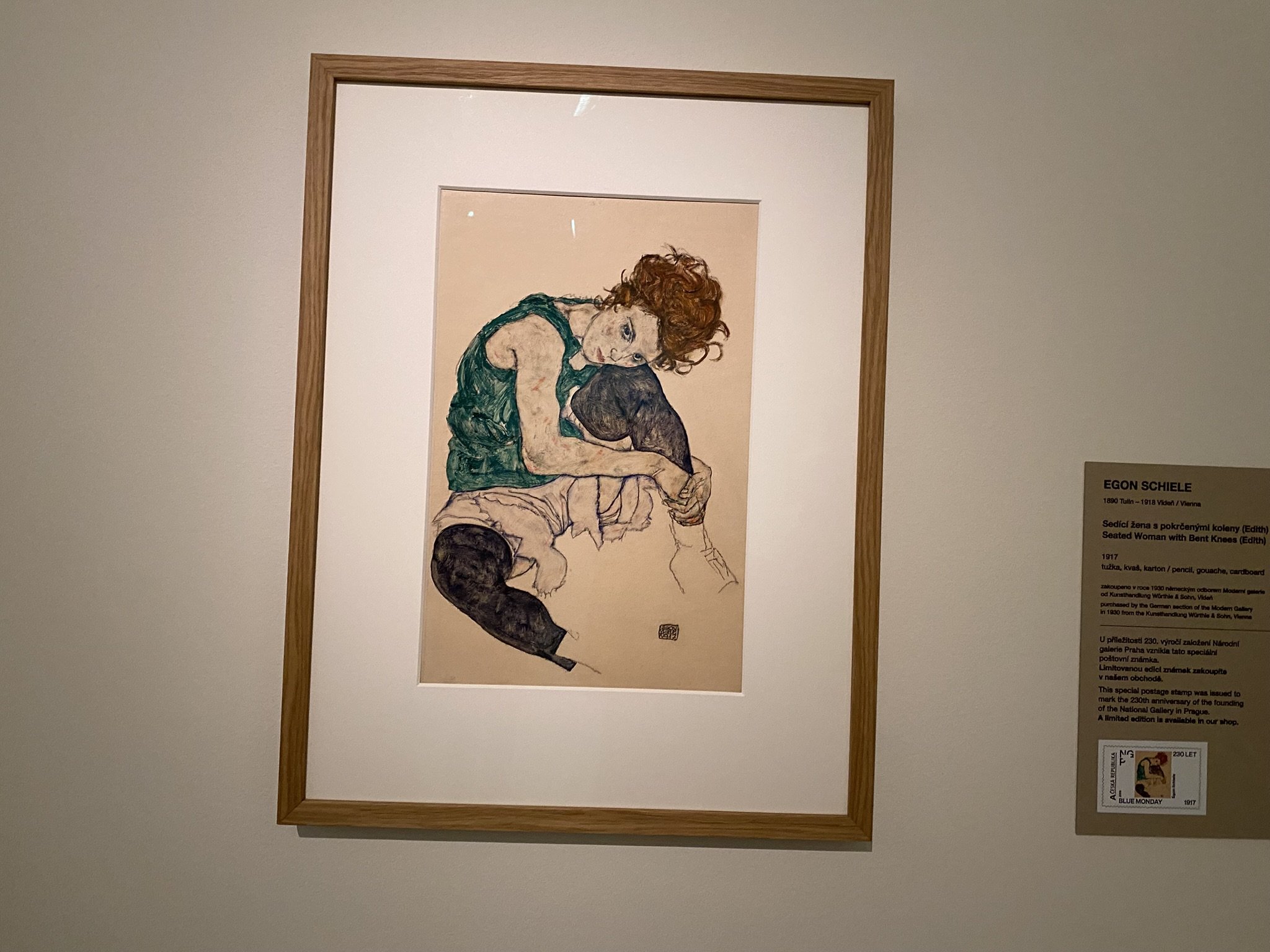 Edith a Egon se vracejí do Prahy. Národní galerie krátkodobě vystaví Schieleho kresby