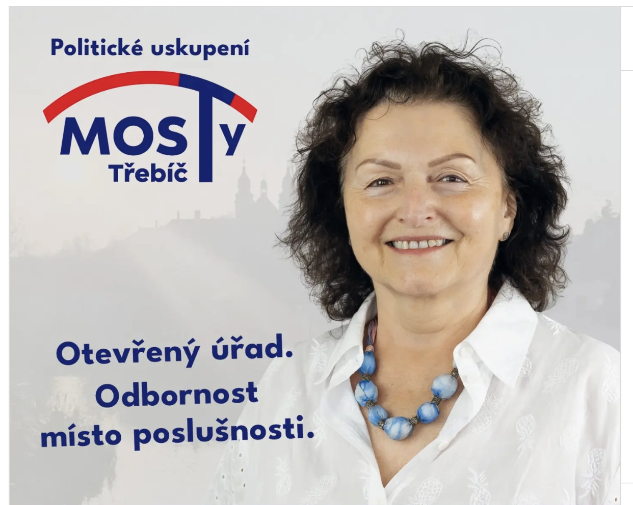 Vlivná úřednice z ministerstva kandiduje v Třebíči. Bydliště má u rodiny bývalého starosty